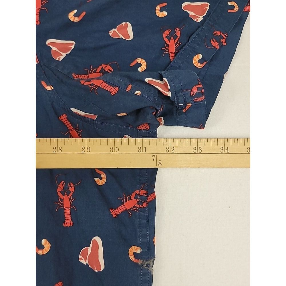 Duluth Trading Co Untucked Mens 3XL Relaxed AOP Surf & Turf Short Sleeve Shirt - Picture 5 of 7